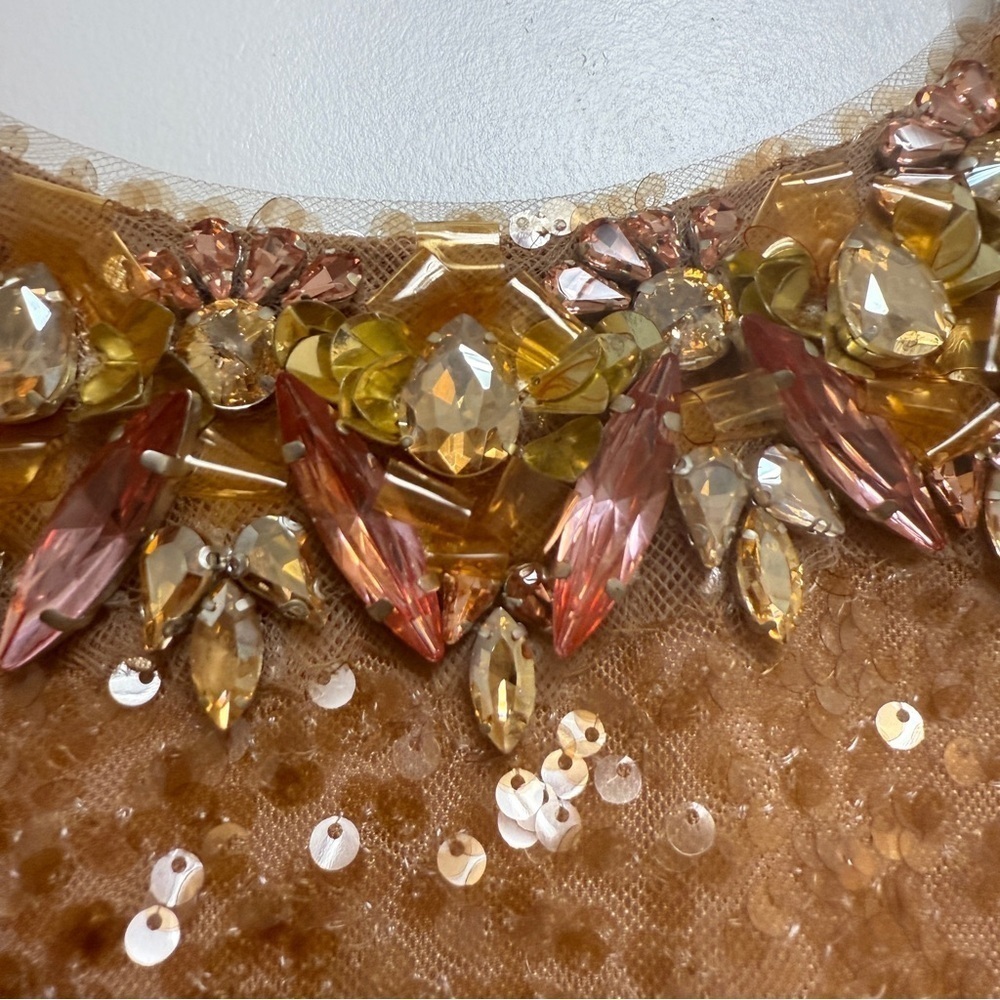 NWT | Sachin + Babi Honey Shiloh Sequin Gown Size 8 - Picture 5 of 17